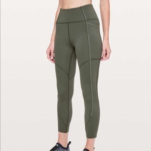 lululemon run the course cropped leggings 23”